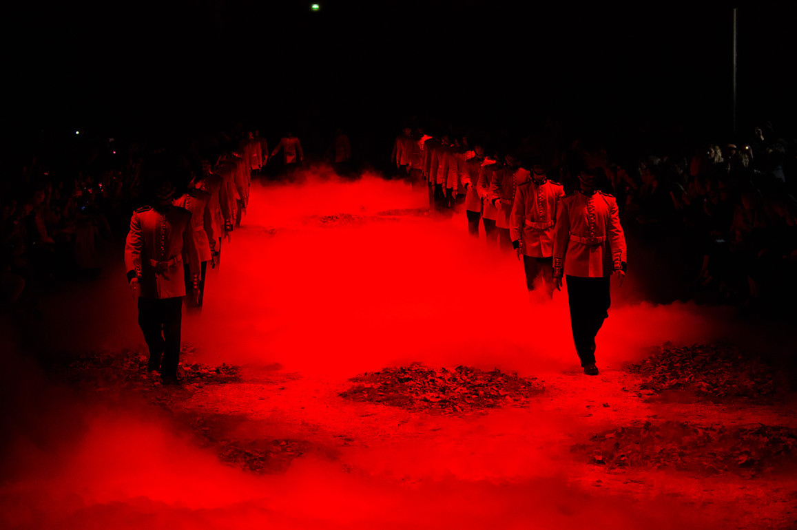 Paris woman fashion Week Fall Winter 2015-16Moncler Gamme Rouge show